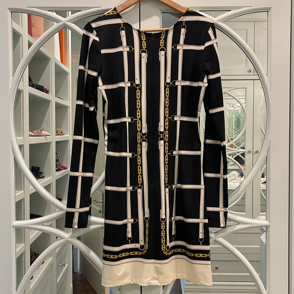 Jersey Knit Printed Sheath Dress - Picture 2 of 5